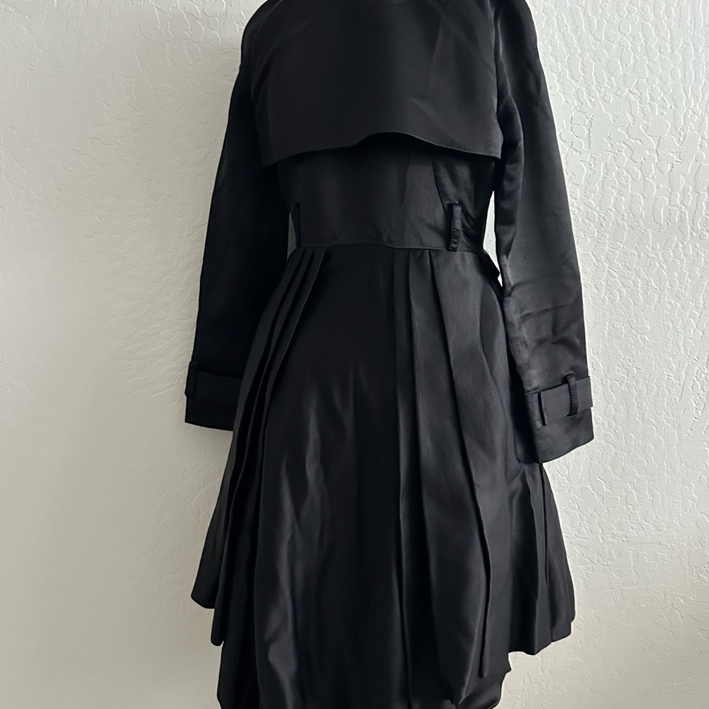 Sofia Kokosalaki Italian Satin Taylored Trench coat - Picture 5 of 14